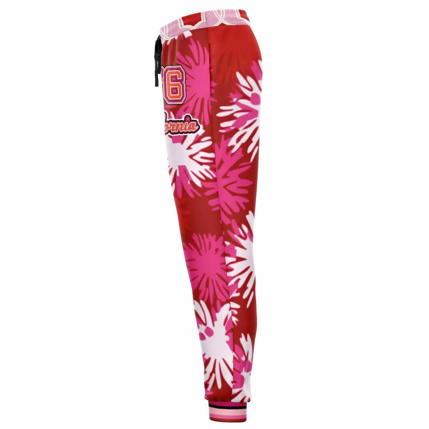 1976 California Pink Carnation Explosion Eco-Poly Unisex Joggers