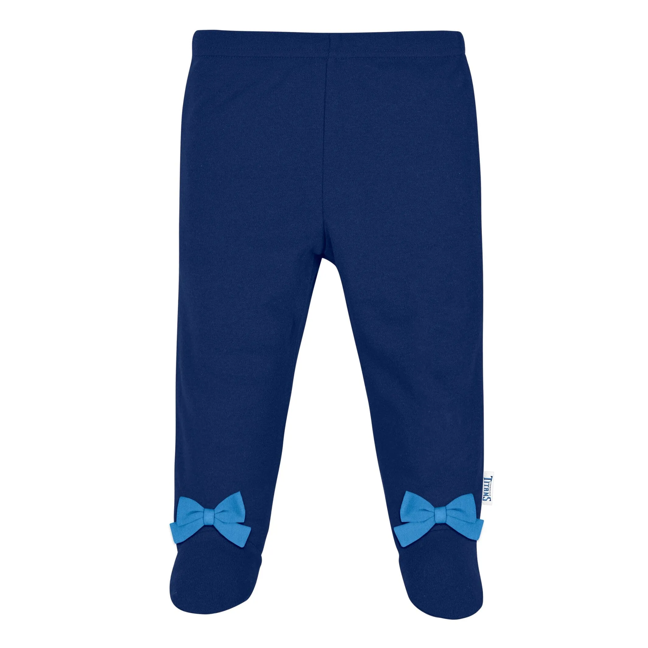 3-Piece Baby Girls Titans Bodysuit, Footed Pant, & Cap Set