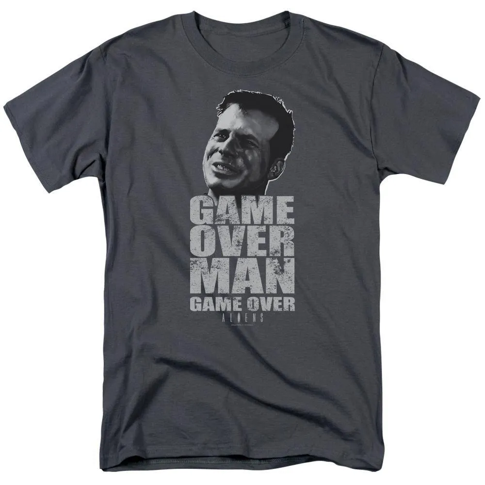 Aliens Movie Game Over Man Adult T-Shirt