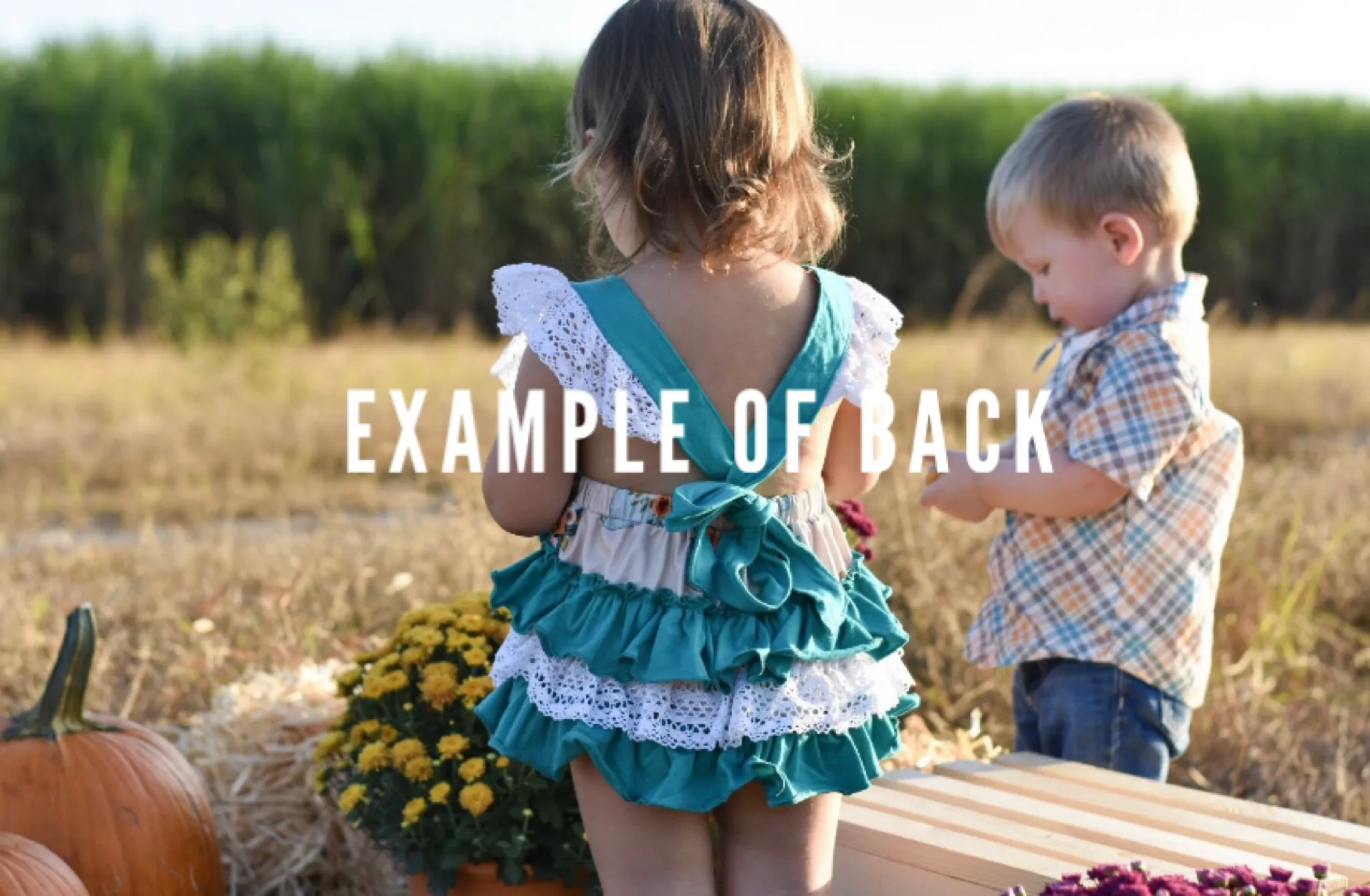 All American Ruffle Romper
