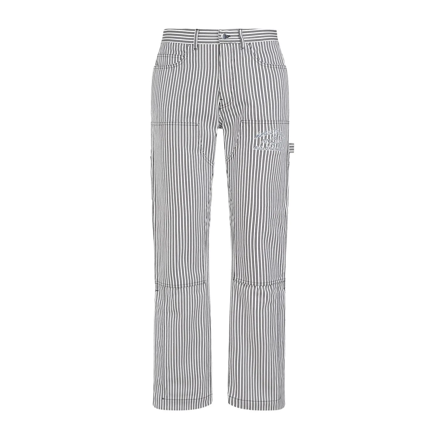 AMIRI Men's Black Cotton Carpenter Pants for SS24