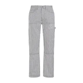 AMIRI Men's Black Cotton Carpenter Pants for SS24