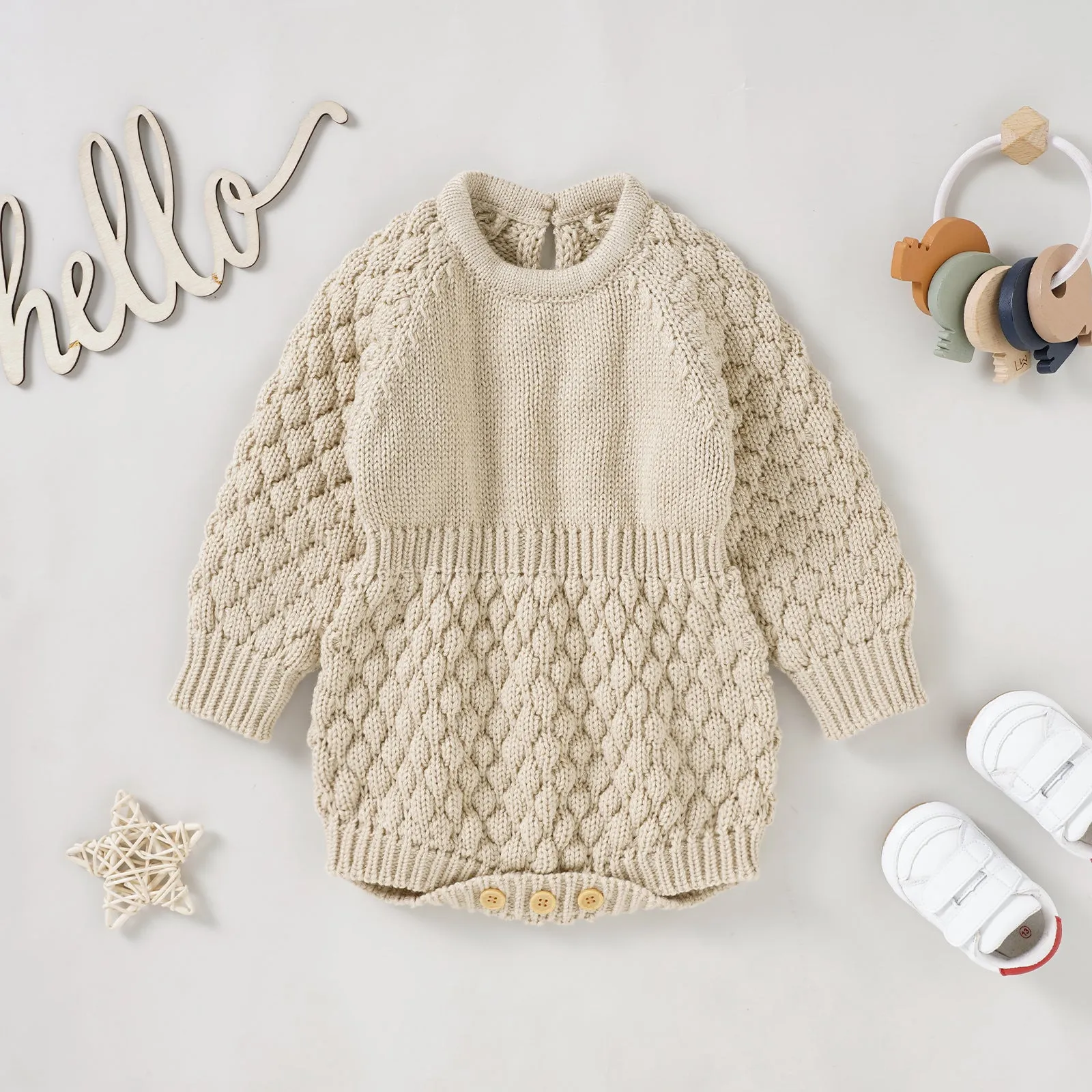 ANGEL Knitted Romper