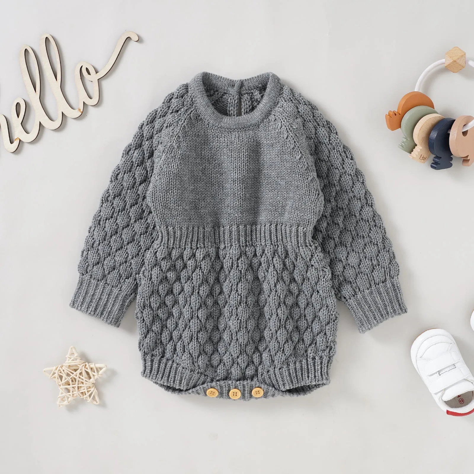 ANGEL Knitted Romper