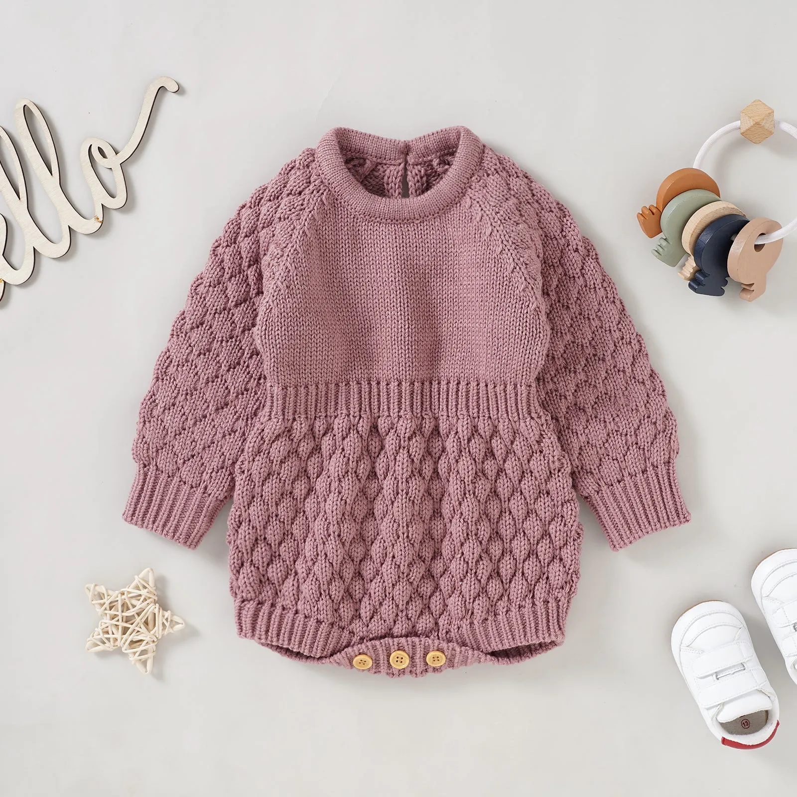 ANGEL Knitted Romper