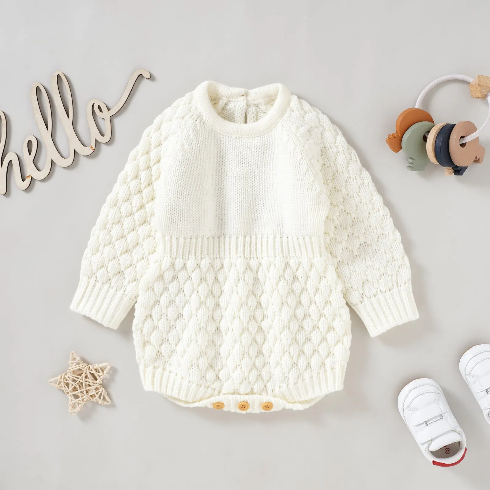 ANGEL Knitted Romper