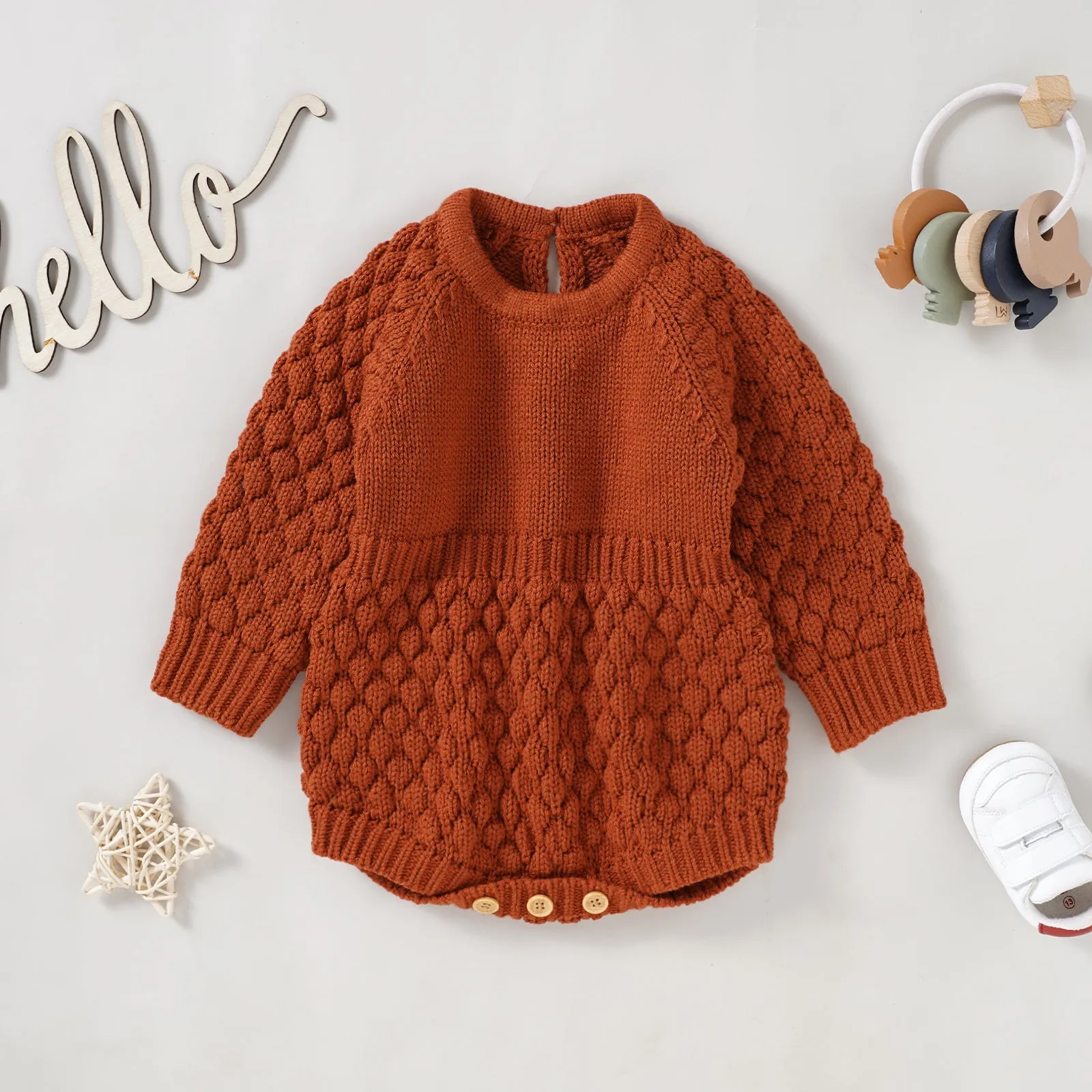 ANGEL Knitted Romper