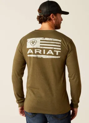 Ariat Boarded LOTF Hex LS in Military Heather by Ariat