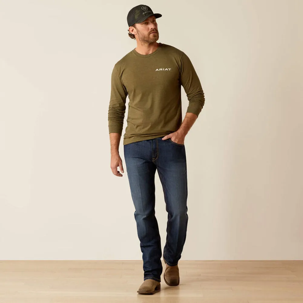 Ariat Boarded LOTF Hex LS in Military Heather by Ariat