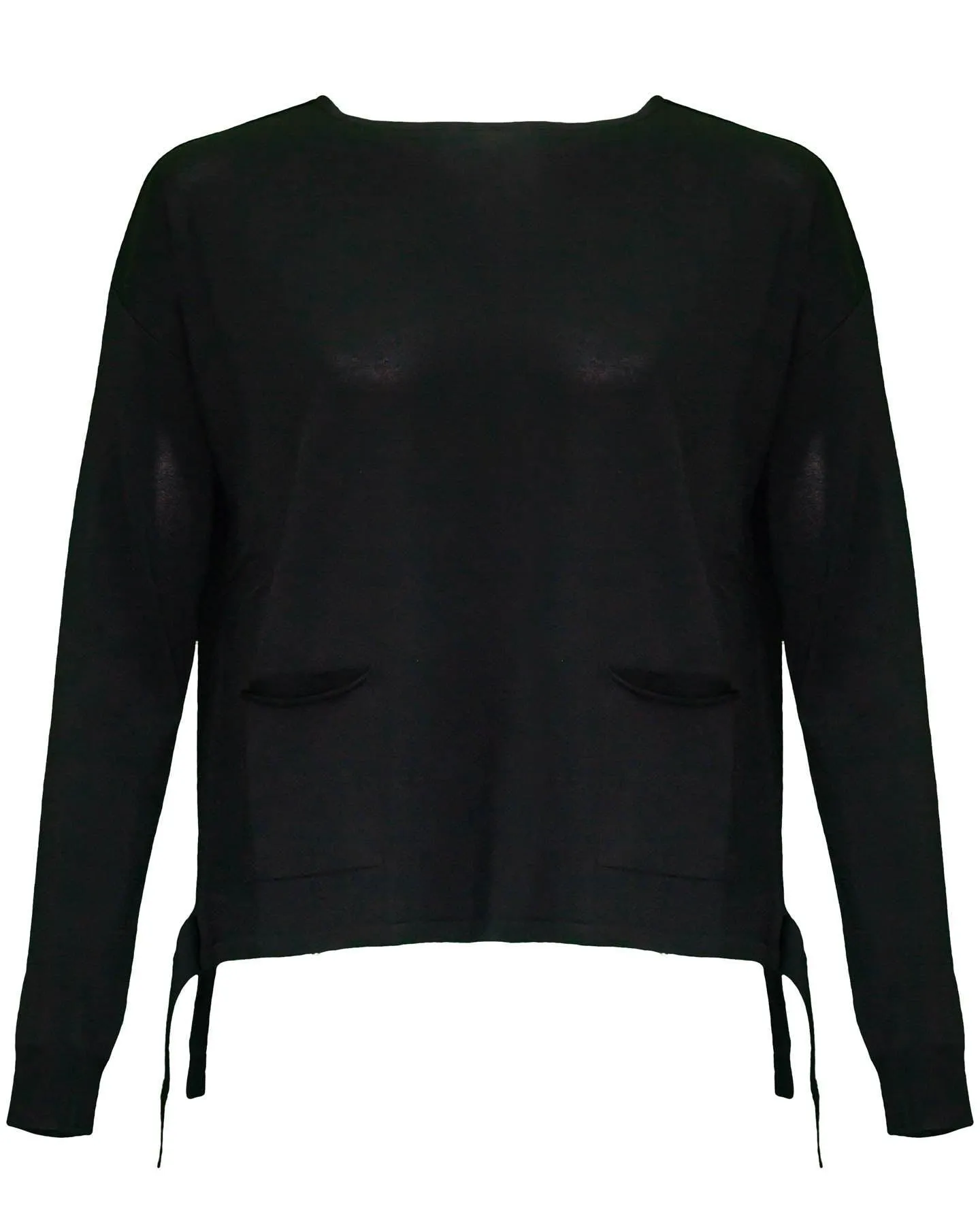 Ario Wide Neck Knit Sweater