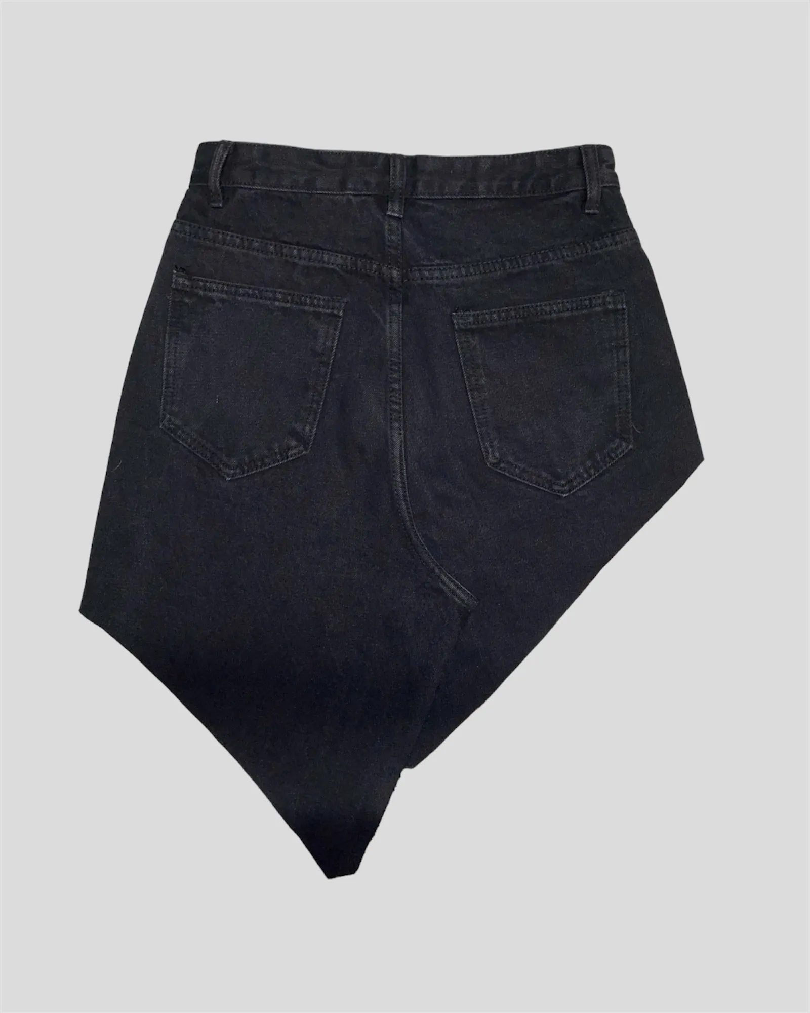 ASYMMETRICAL DENIM SKIRTS