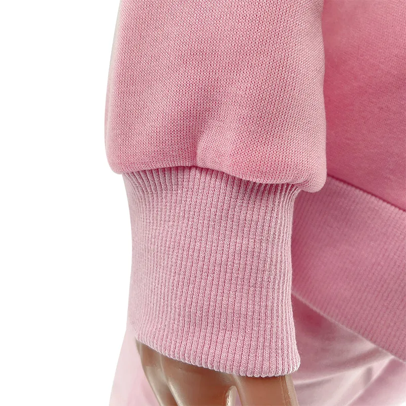 Autumn and Winter Round Neck Pullover Women's Fashion Casual Sweatshirt Set