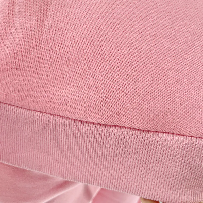 Autumn and Winter Round Neck Pullover Women's Fashion Casual Sweatshirt Set