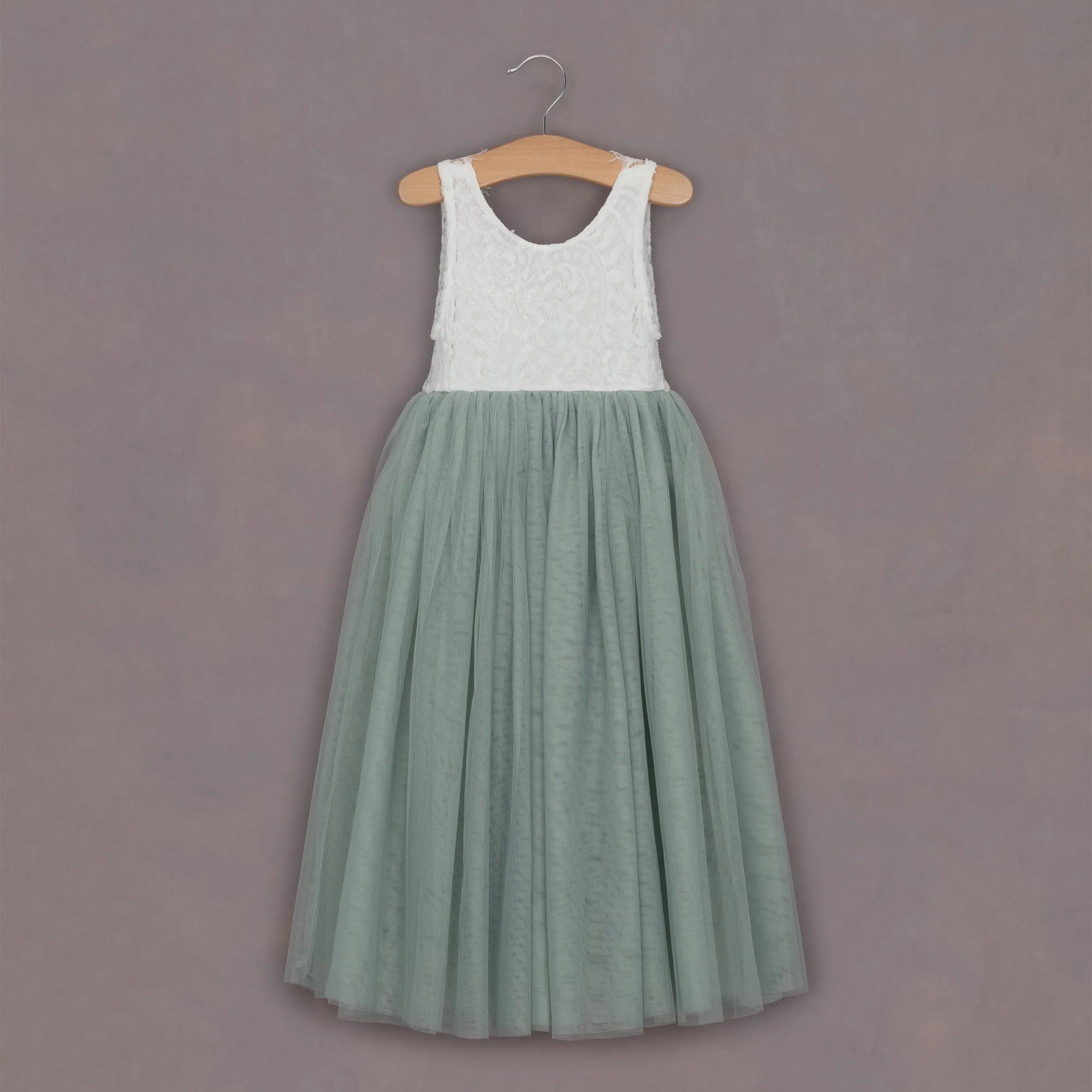 Baby Bohemian Classic Sleeveless Dress - Pistachio
