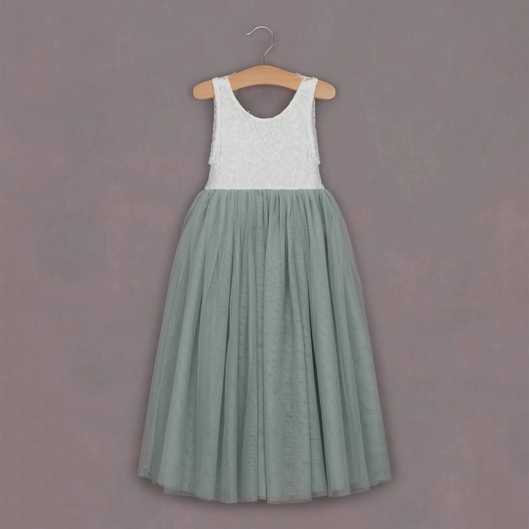 Baby Bohemian Classic Sleeveless Dress - Pistachio