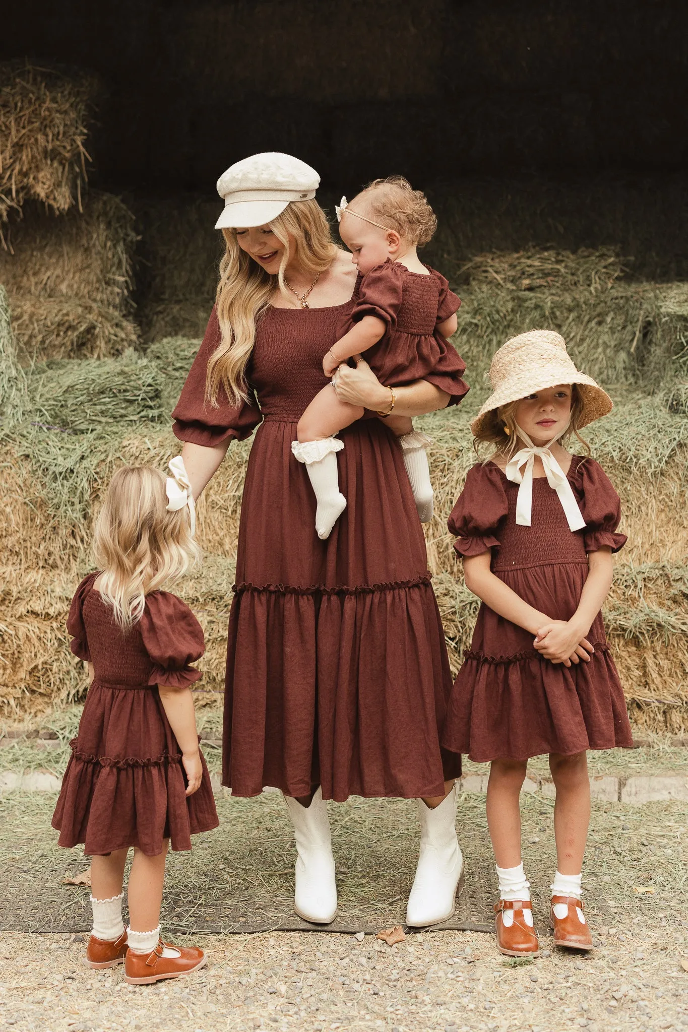Baby Lani Romper in Brown - FINAL SALE