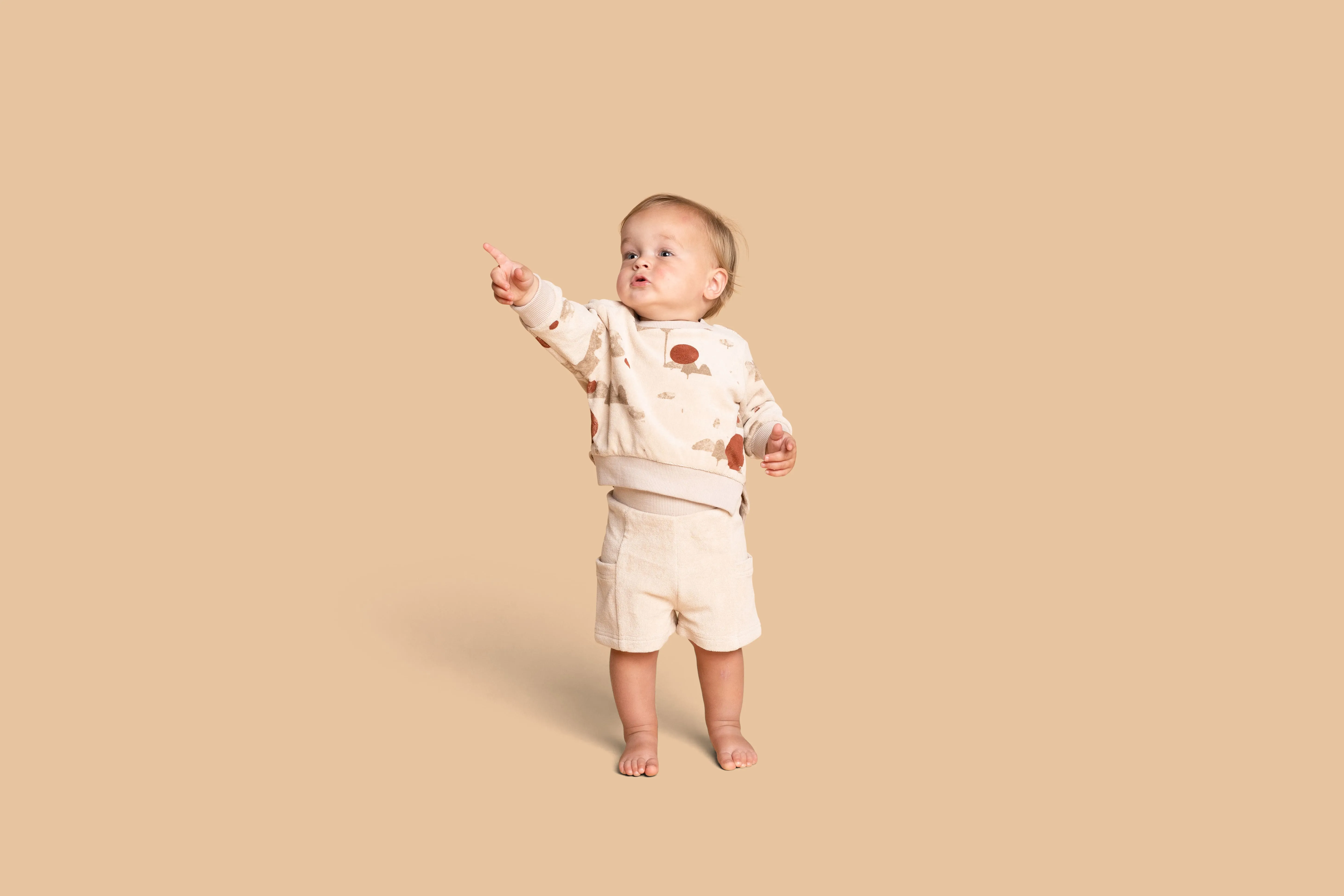 Baby Terry Sweatshirt - Sand