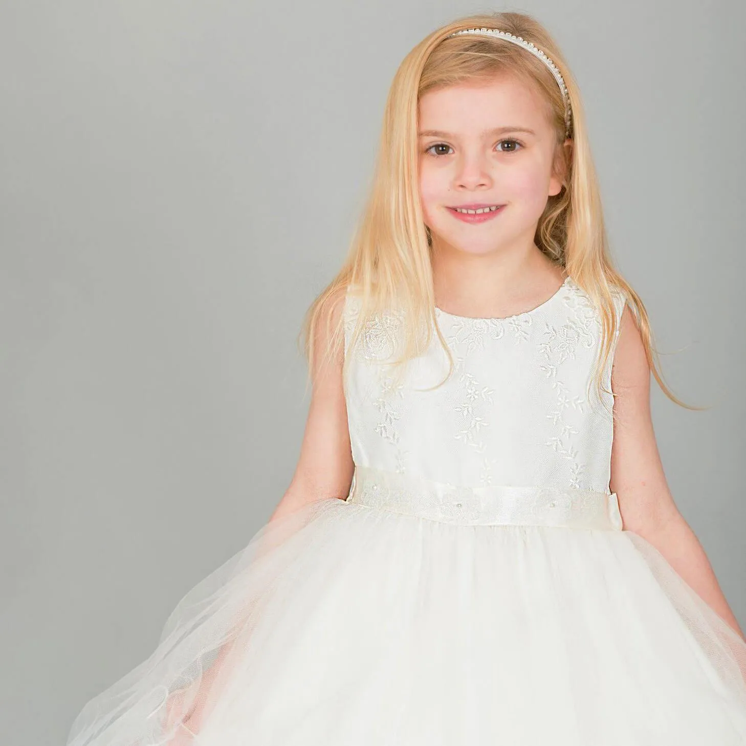 Baby Tiffany Dress - Ivory