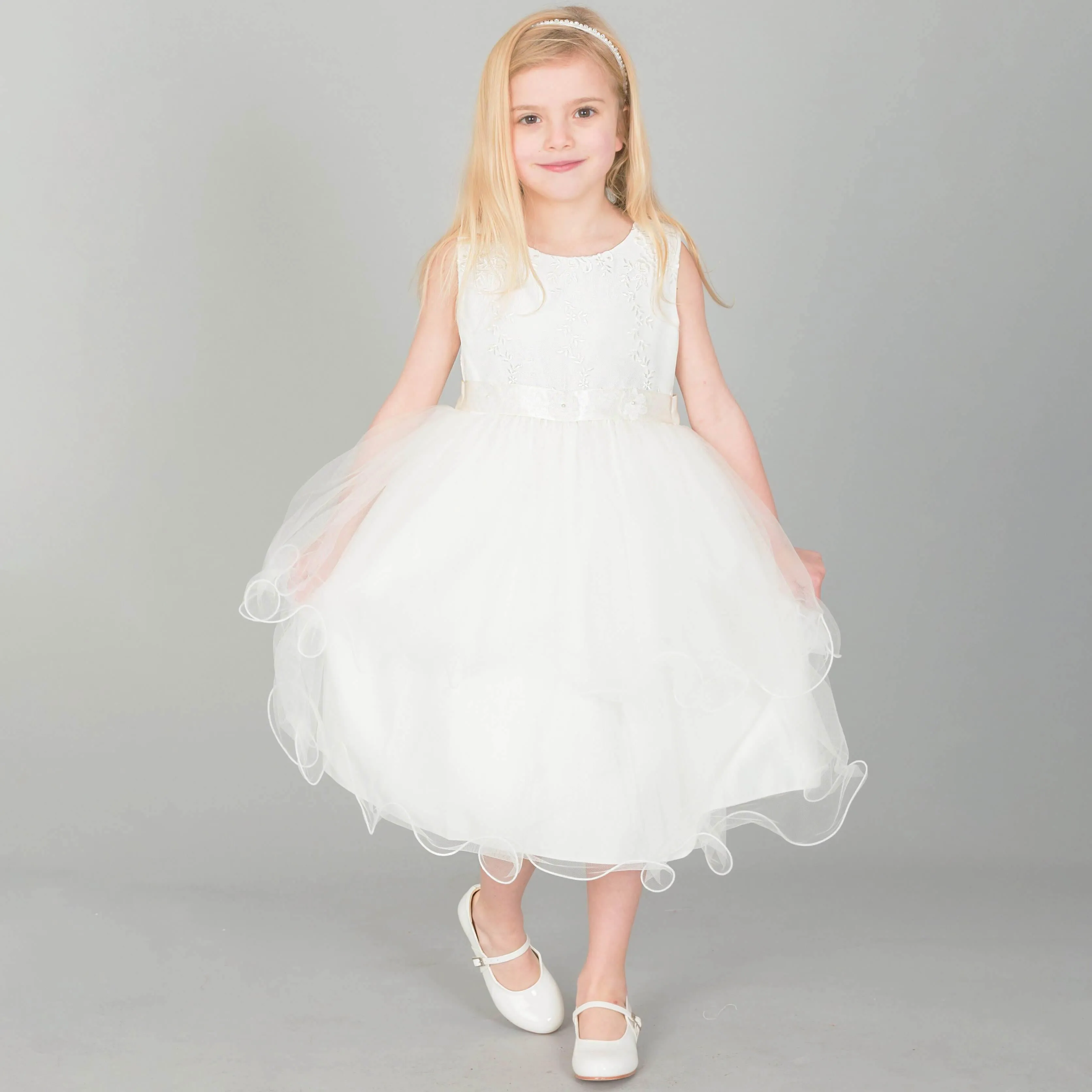 Baby Tiffany Dress - Ivory