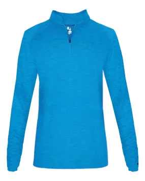 Badger 4173 Women's Tonal Blend 1/4 Zip Pullover