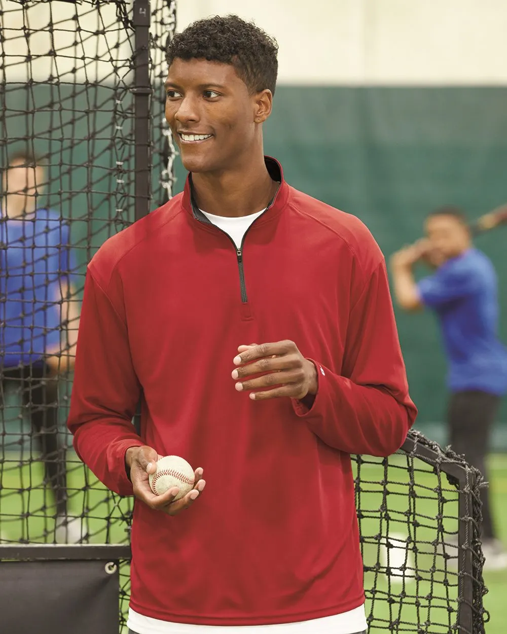 Badger Men's B-Core Quarter-Zip Pullover