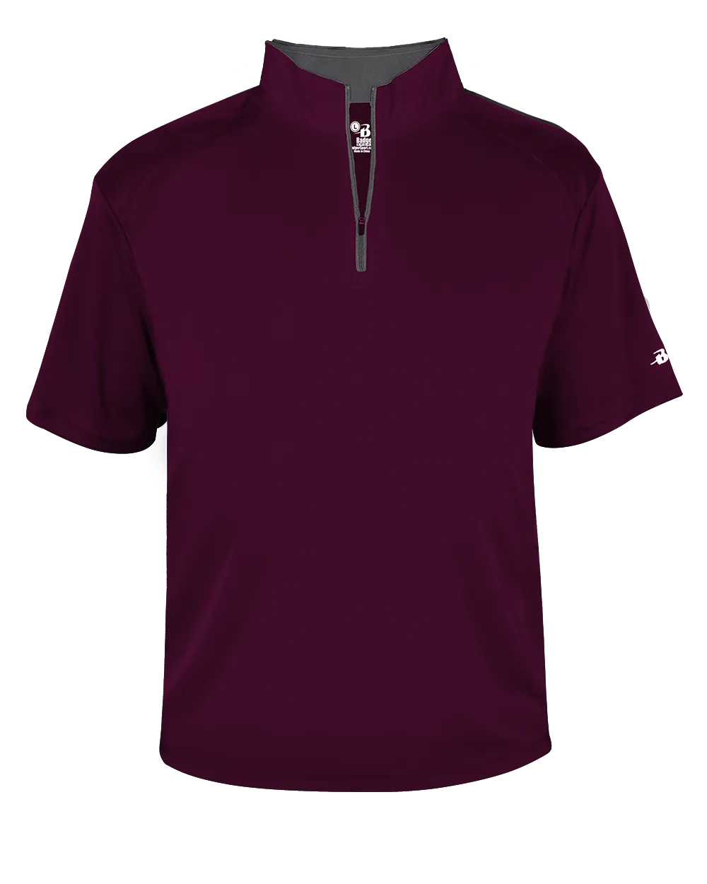 Badger Men's B-Core Short-Sleeve 1/4 Zip Pullover