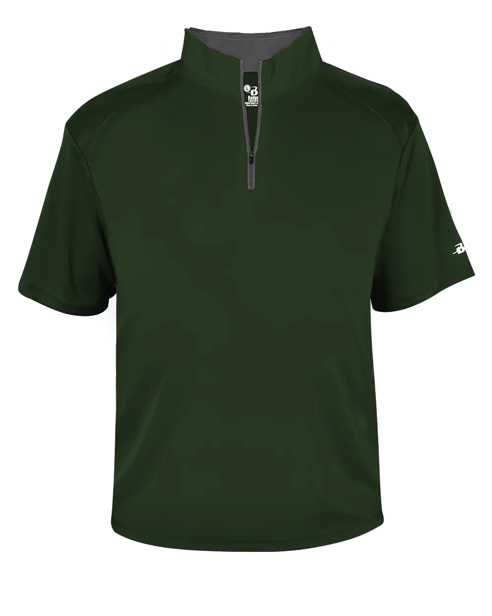 Badger Men's B-Core Short-Sleeve 1/4 Zip Pullover