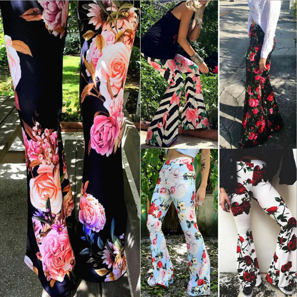 Bell-Bottomed Flare Pants