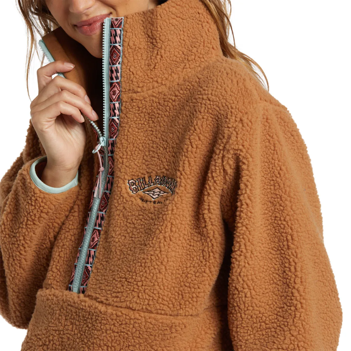 Billabong Women's Horizon Half-Zip Fleece Pullover Sweatshirt