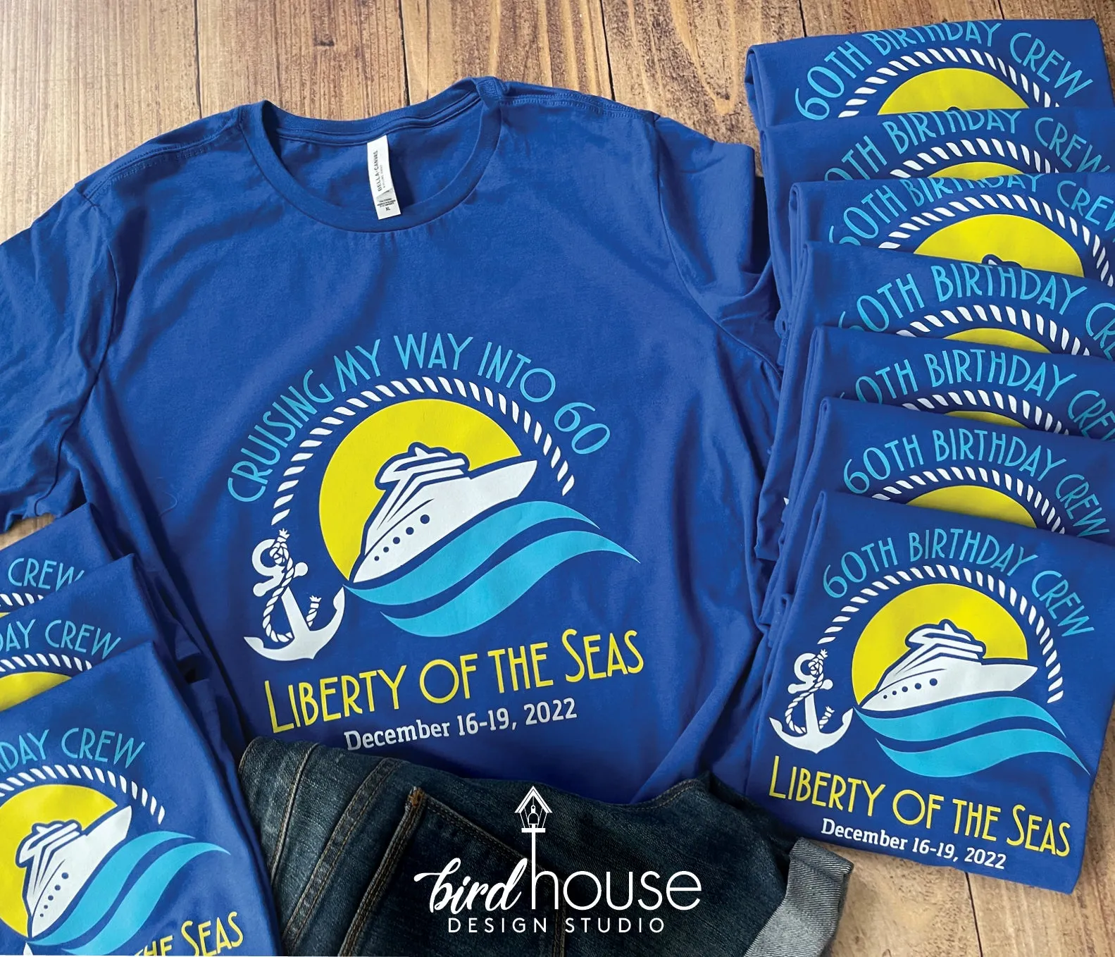 Birthday Cruise Shirt, Personalized Any Color Custom Text