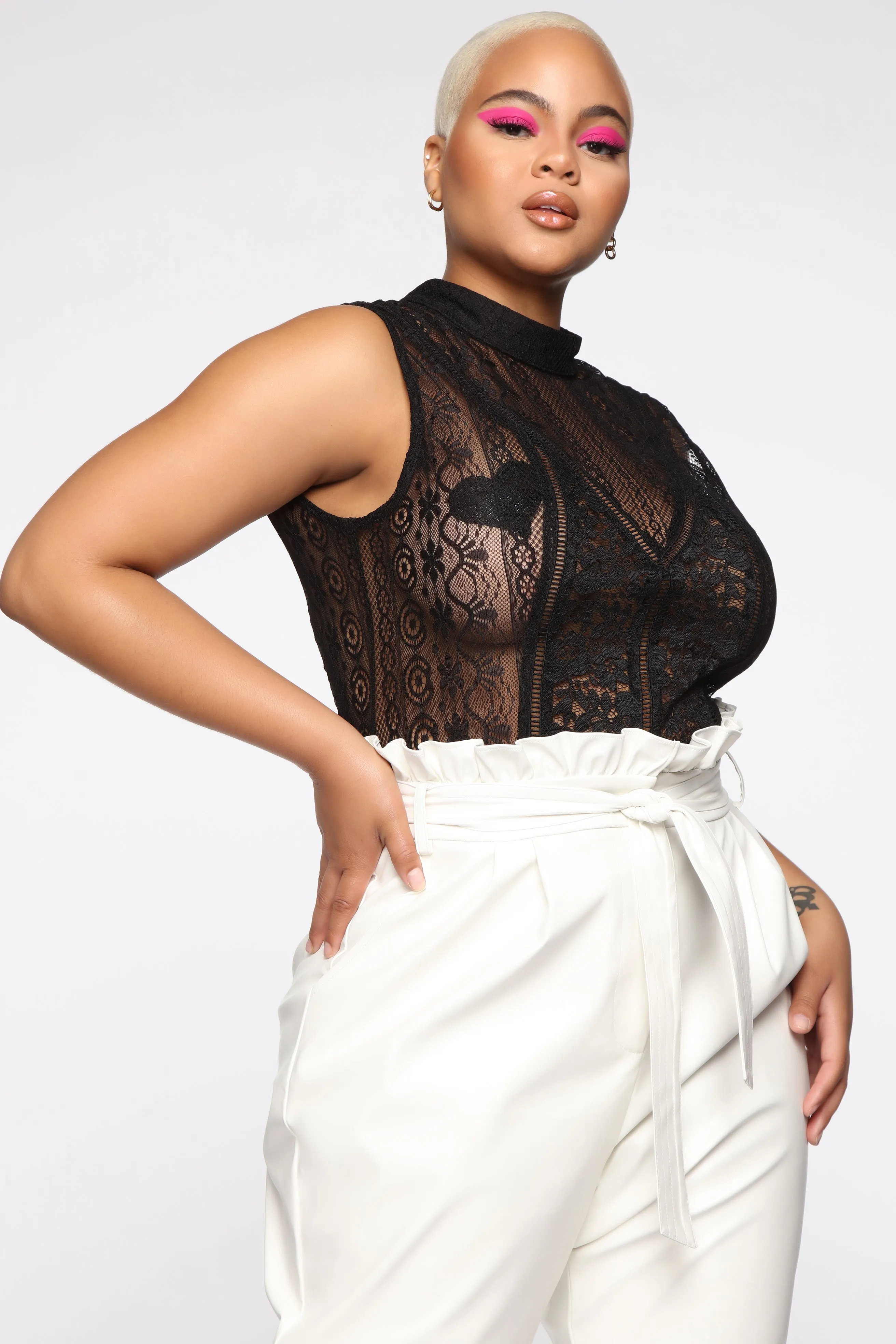 Bite The Bait Bodysuit - Black