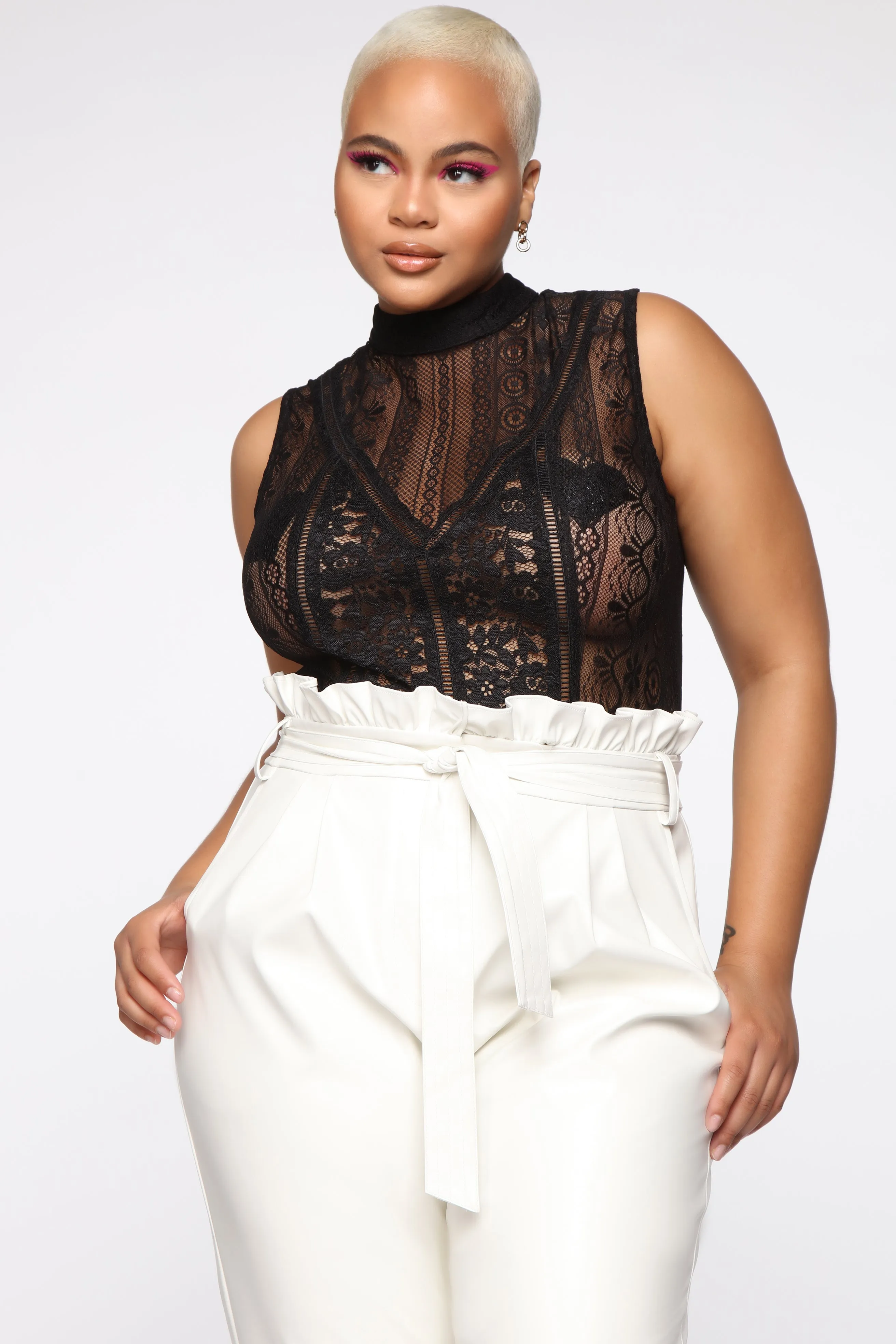 Bite The Bait Bodysuit - Black