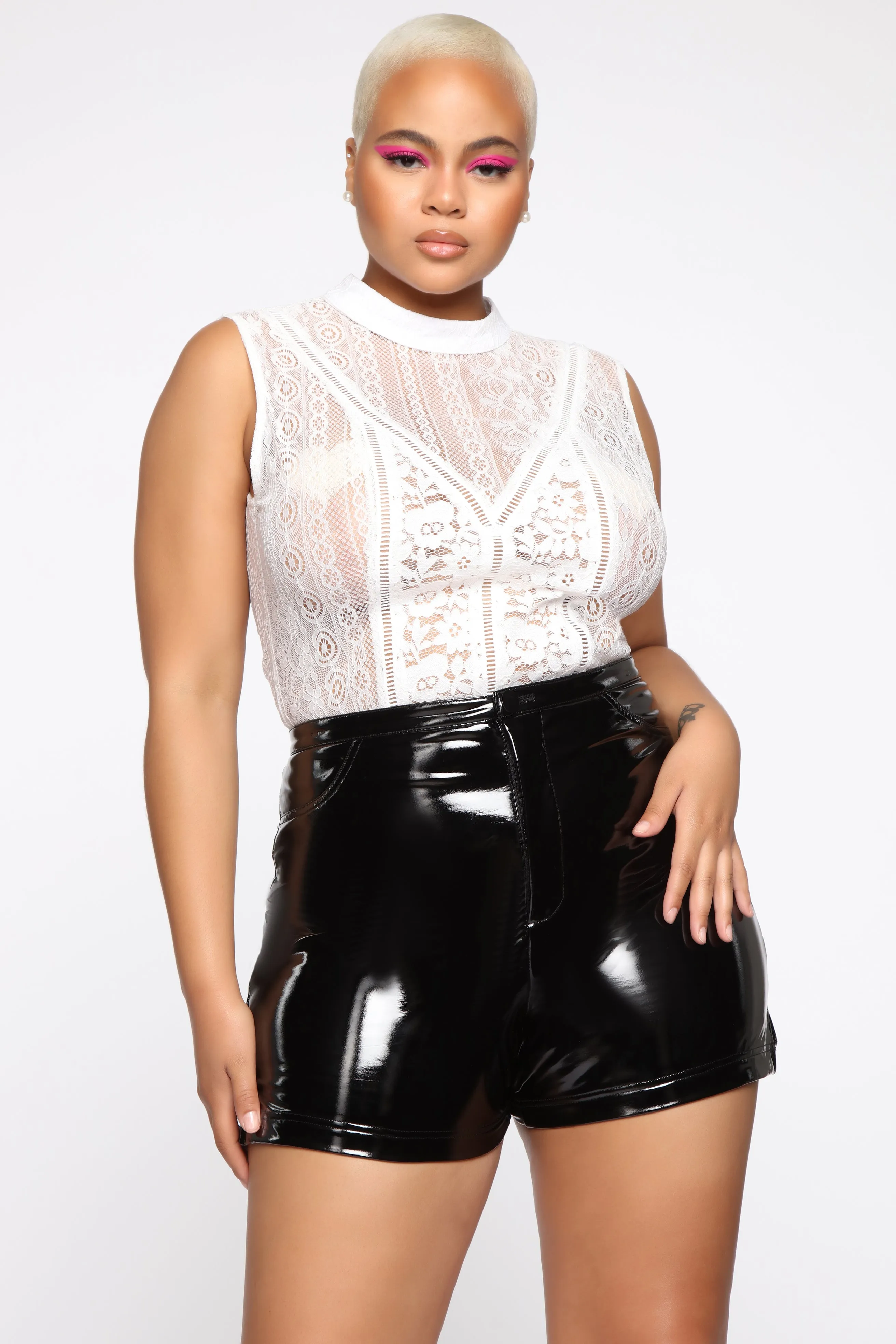 Bite The Bait Bodysuit - White