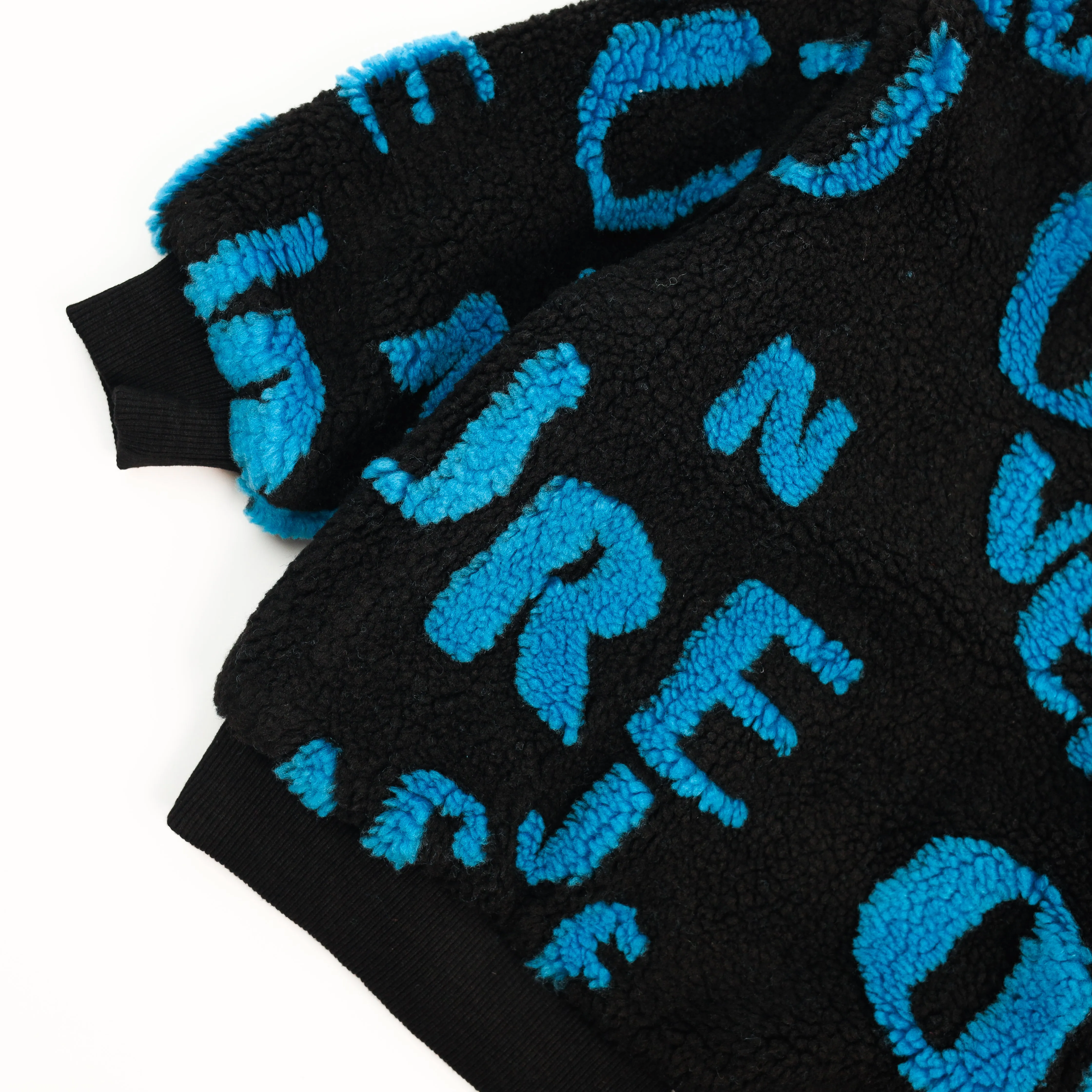 Black & Blue Quilted Pullover for Boys 7183