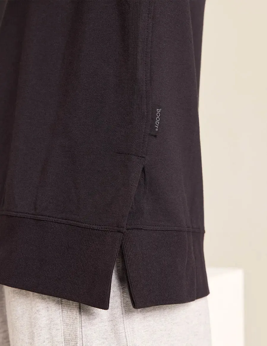 Black Women's Bamboo Lightweight Pullover