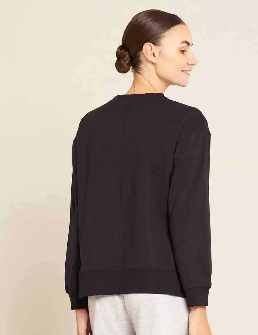 Black Women's Bamboo Lightweight Pullover