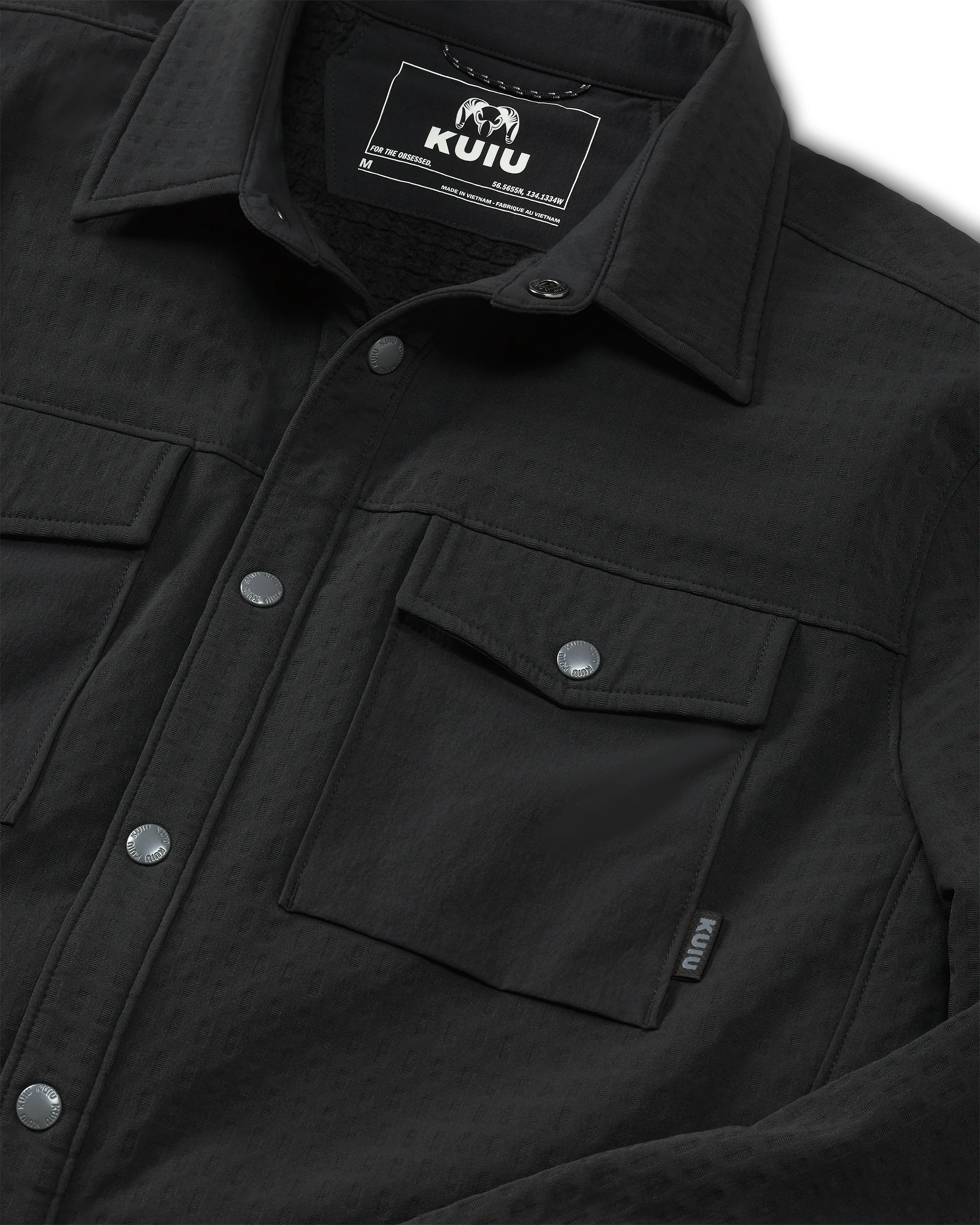 Blockfield Fleece Shirt Jacket | Black