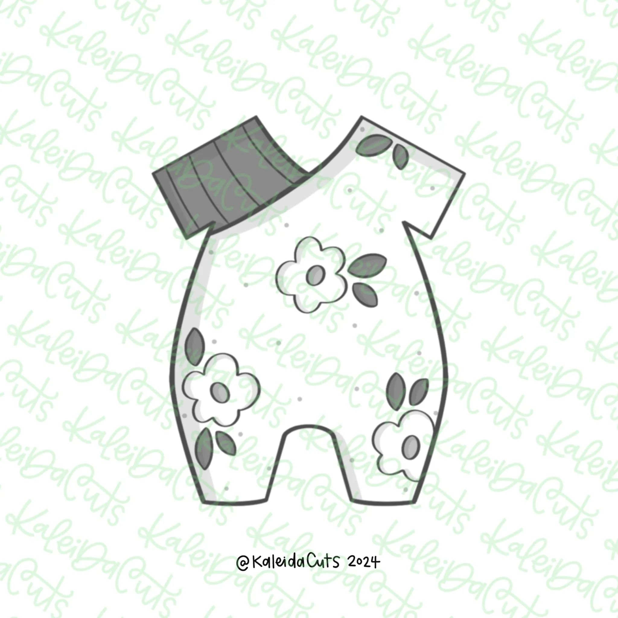 Bloom Romper Cookie Cutter