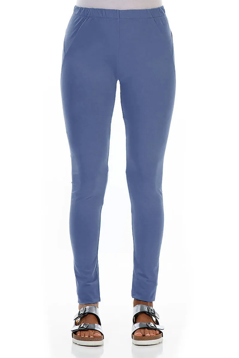 Blue Nova Cotton Leggings