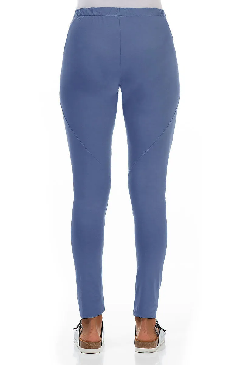 Blue Nova Cotton Leggings