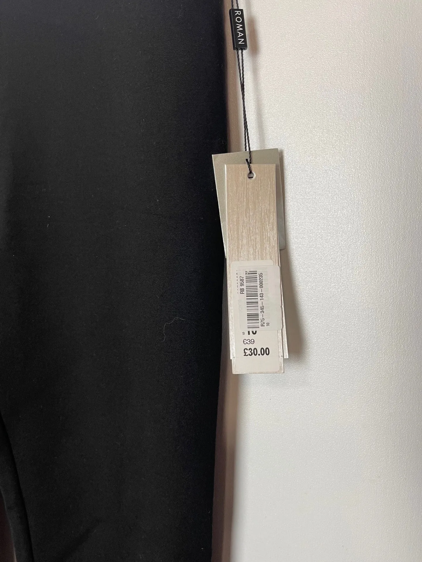 BNWT Roman Black Leggings Size 10