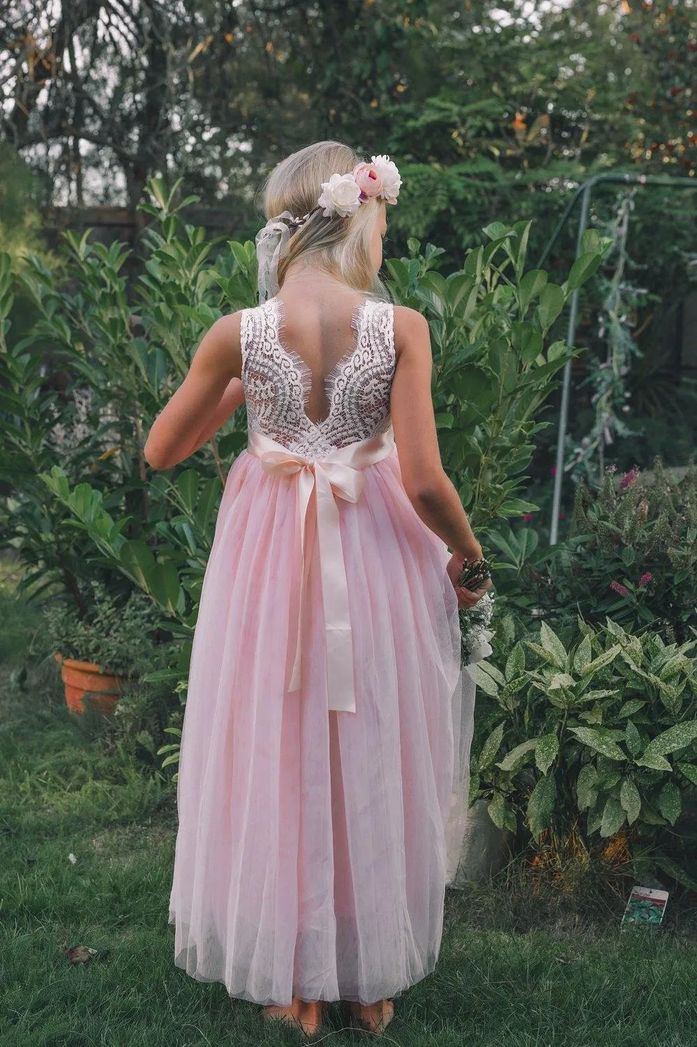 Bohemian Classic Dress - Baby Pink