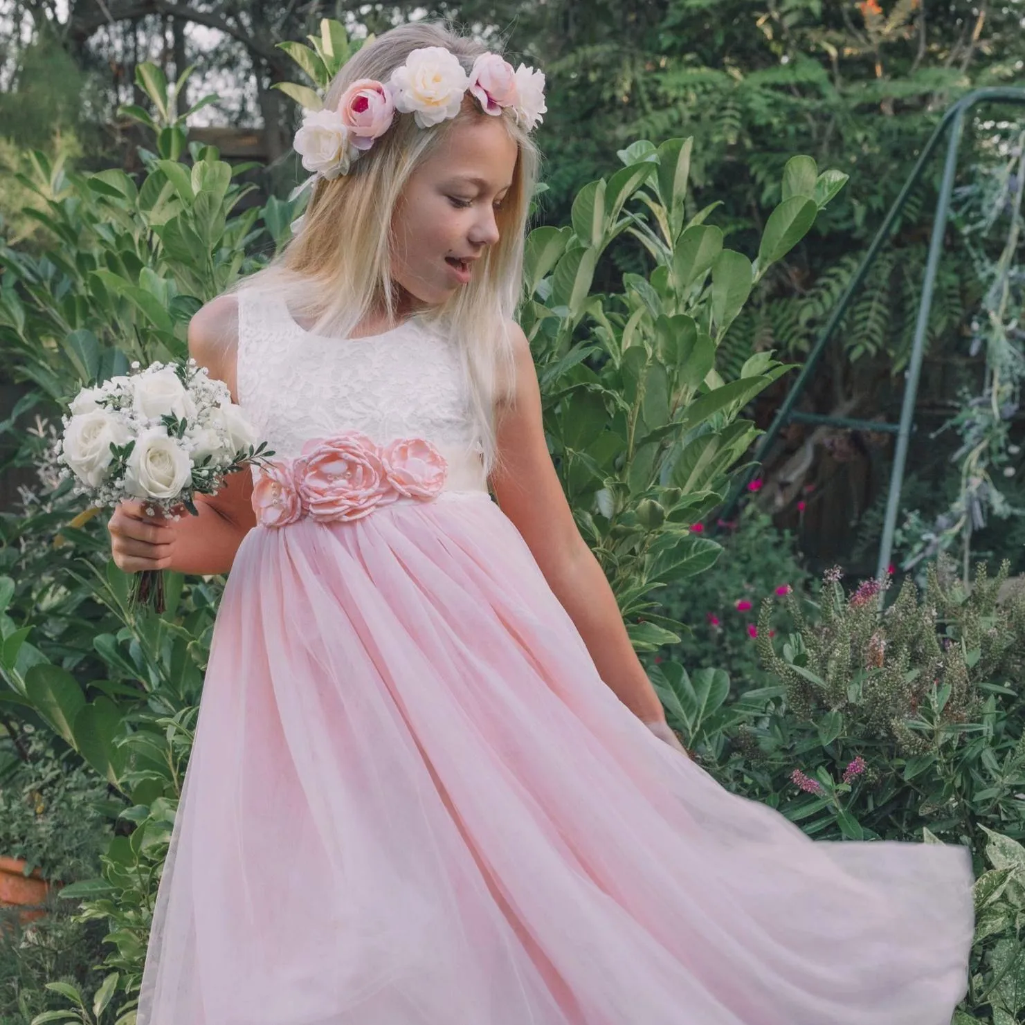 Bohemian Classic Dress - Baby Pink
