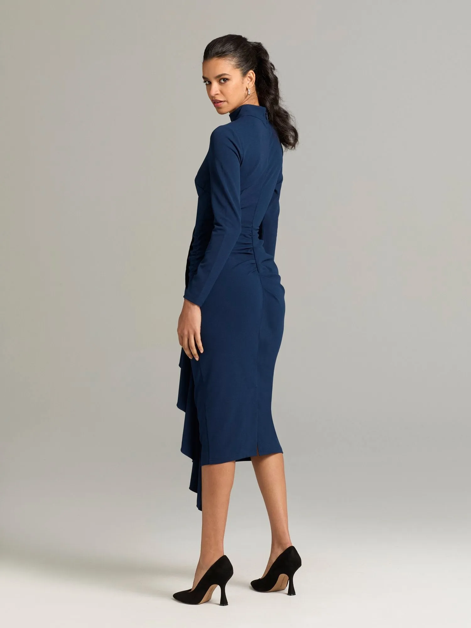 Brenna Turtleneck Midi Dress