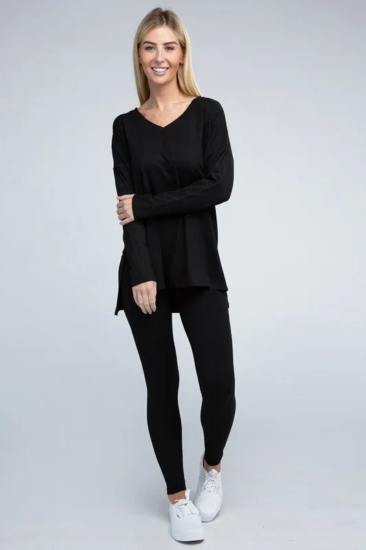 Brushed Microfiber Loungewear Set (7 Colors)