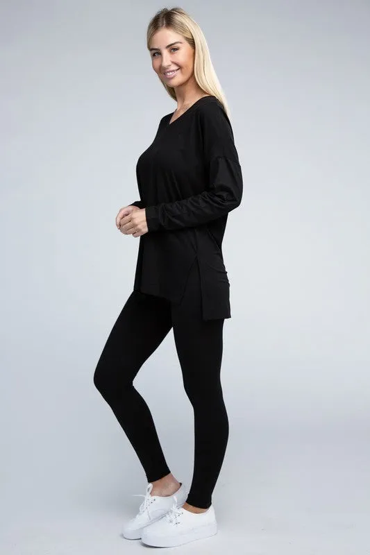 Brushed Microfiber Loungewear Set (7 Colors)