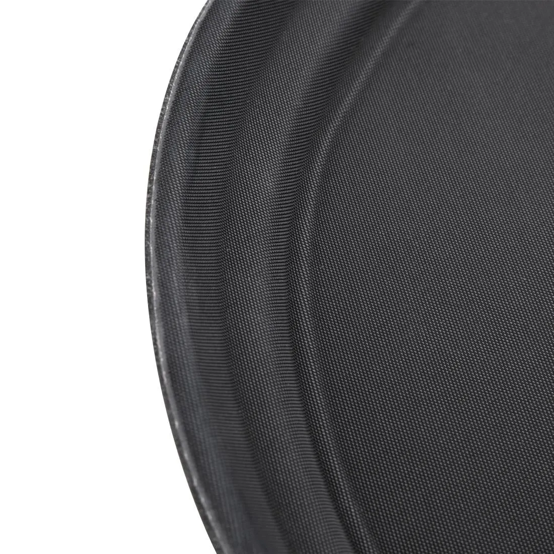 C162 Kristallon Polypropylene Oval Non-Slip Tray Black 685mm