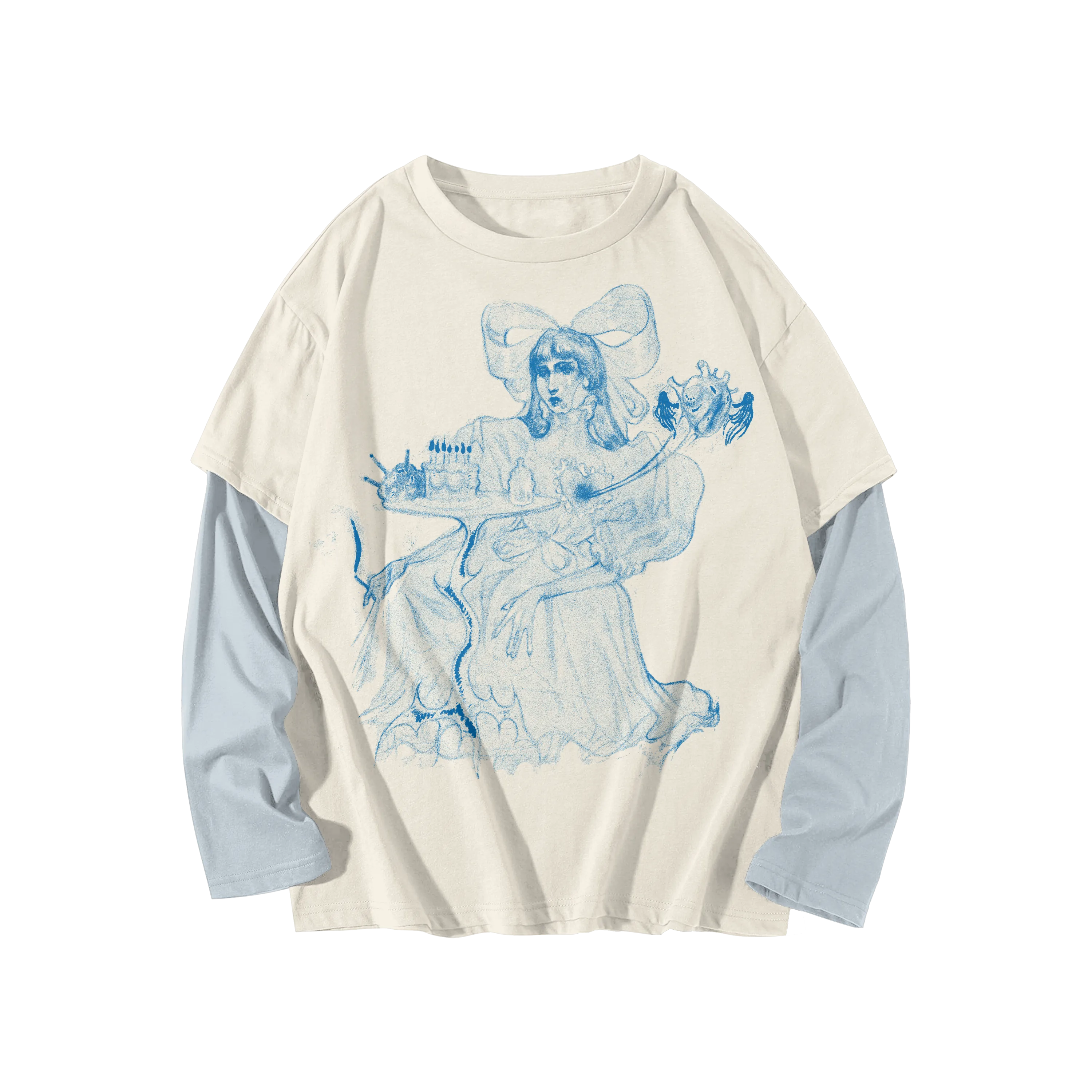 Cake 2 in 1 Long Sleeve T-Shirt