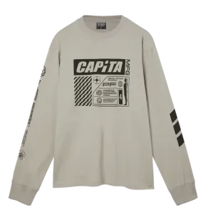 Capita 2025 Mental Long Sleeve T-Shirt - Light Grey