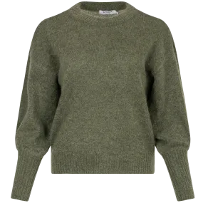 Cheanna Mohair Pullover - Olivine Mel